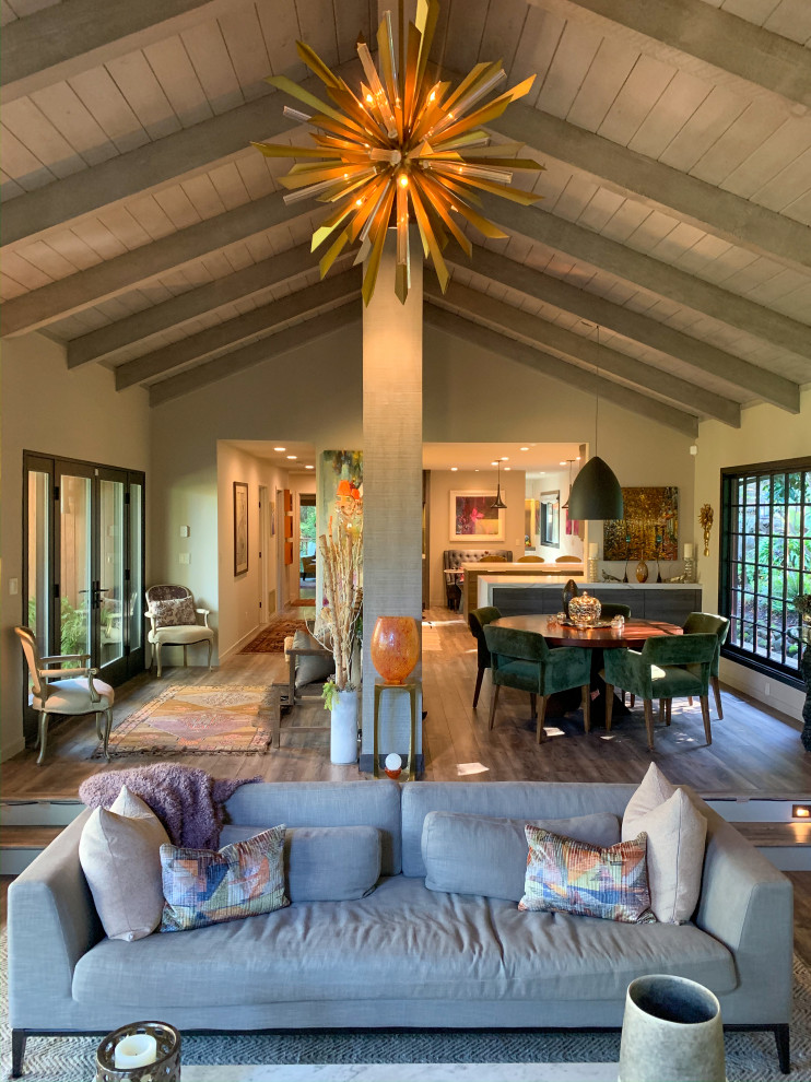 Contemporary Treehouse Living Room