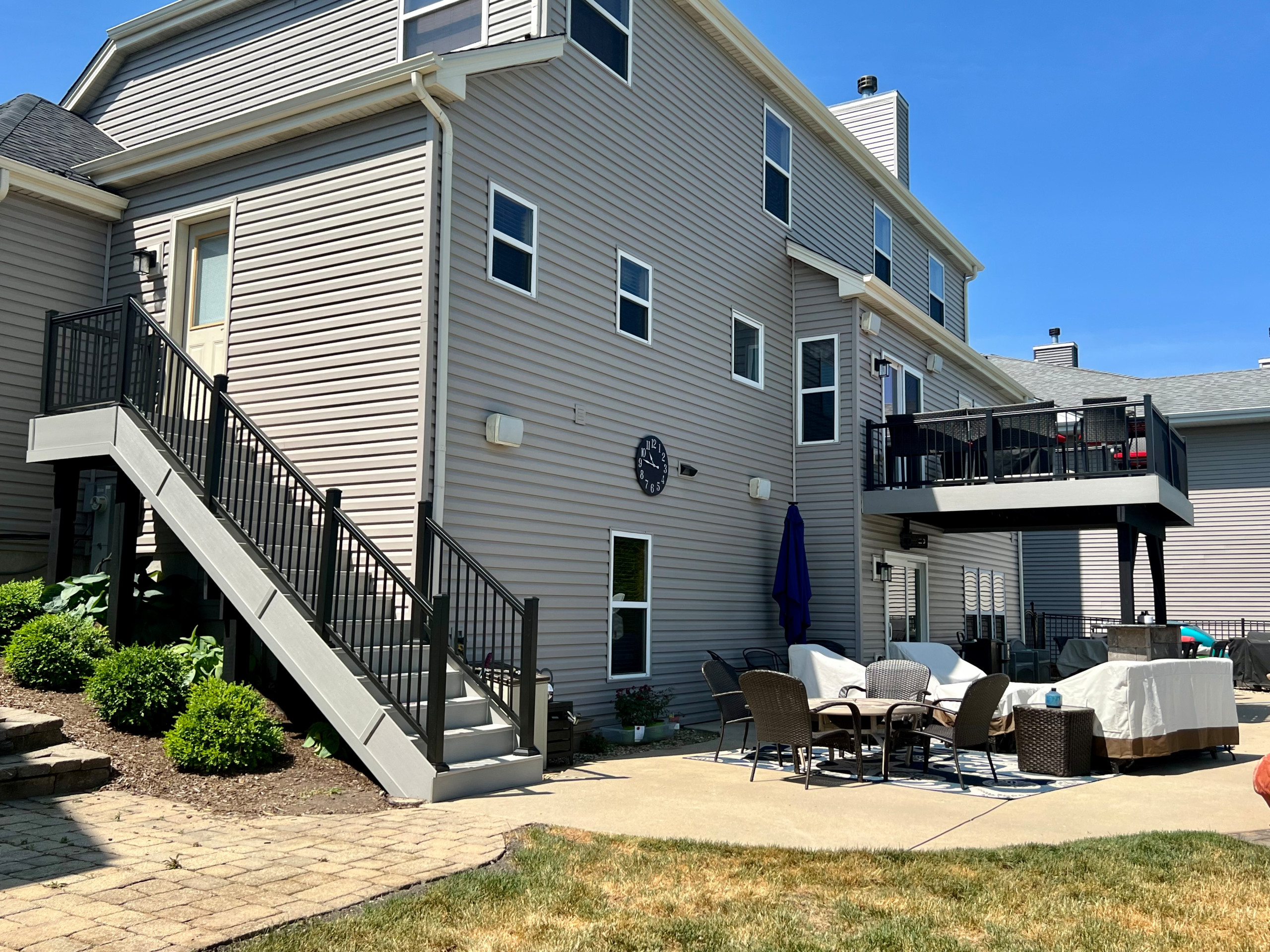 Exterior Staircase & Deck Addition