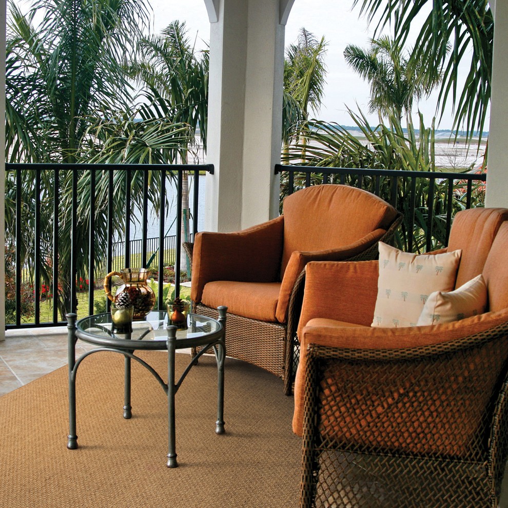 Karavia 2160N Tan 1'9" x 3'9" Rug, Rectangle 7'10" x 10'10