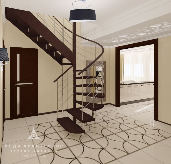 Дизайн-проект квартиры с мансардой