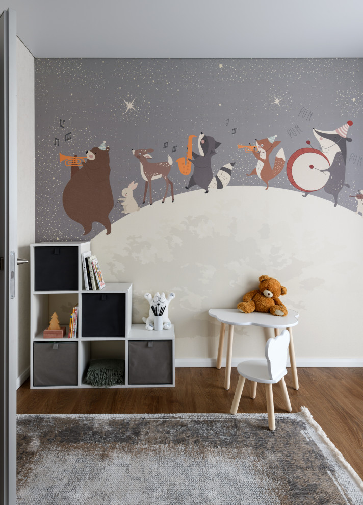 Светлая квартира для семьи с двумя детьми