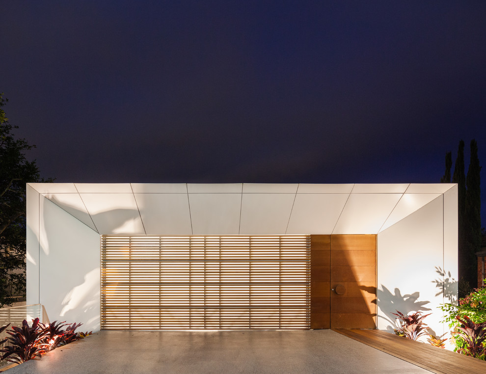 Inspiration for a contemporary garage in Sydney.