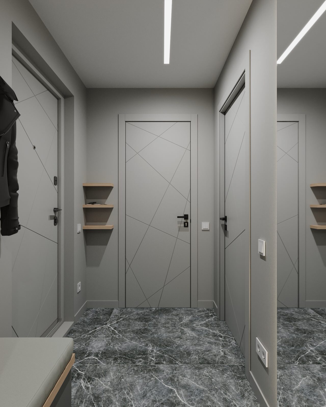 Дизайн проект квартиры 87м