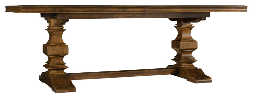Archivist Trestle Table With 2-18" Leaves