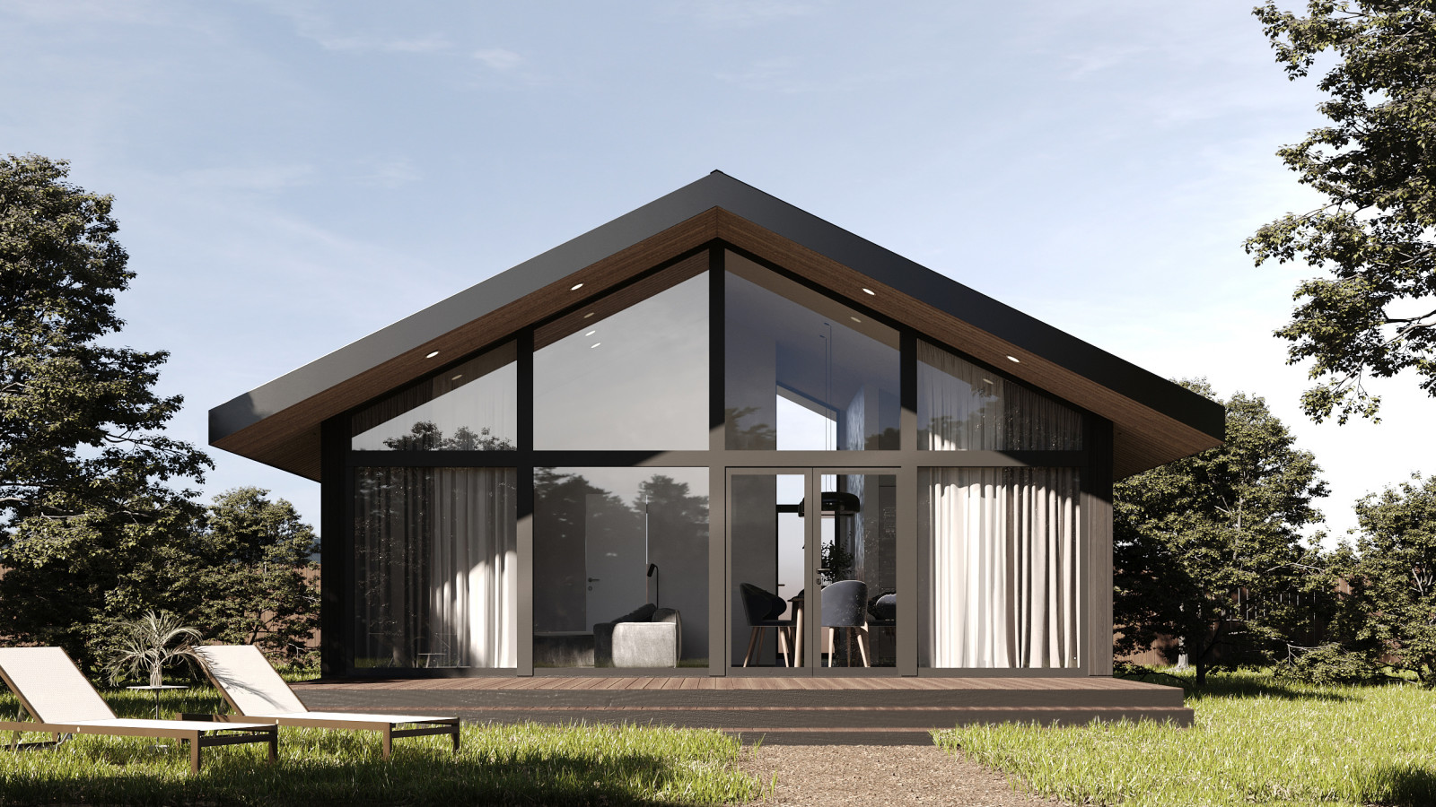 Каркасный жилой дом M50