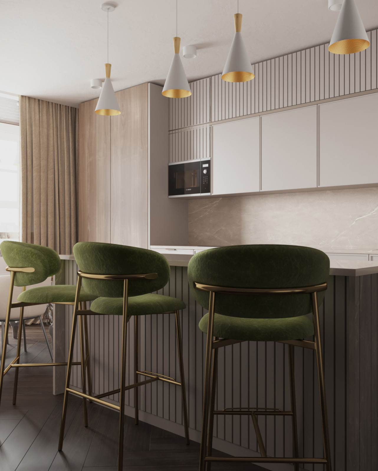 Дизайн-проект однокомнатной квартиры в современном стиле