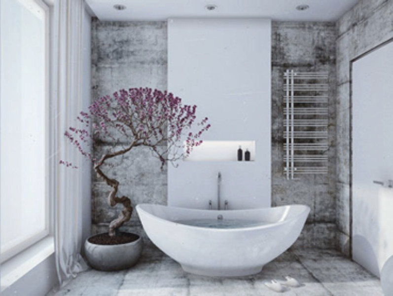 Inspiration for a contemporary bathroom in Amsterdam.