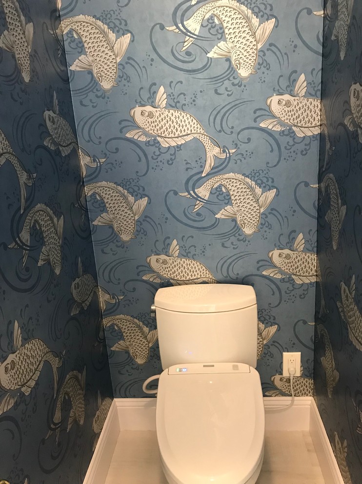 Foto på ett toalett
