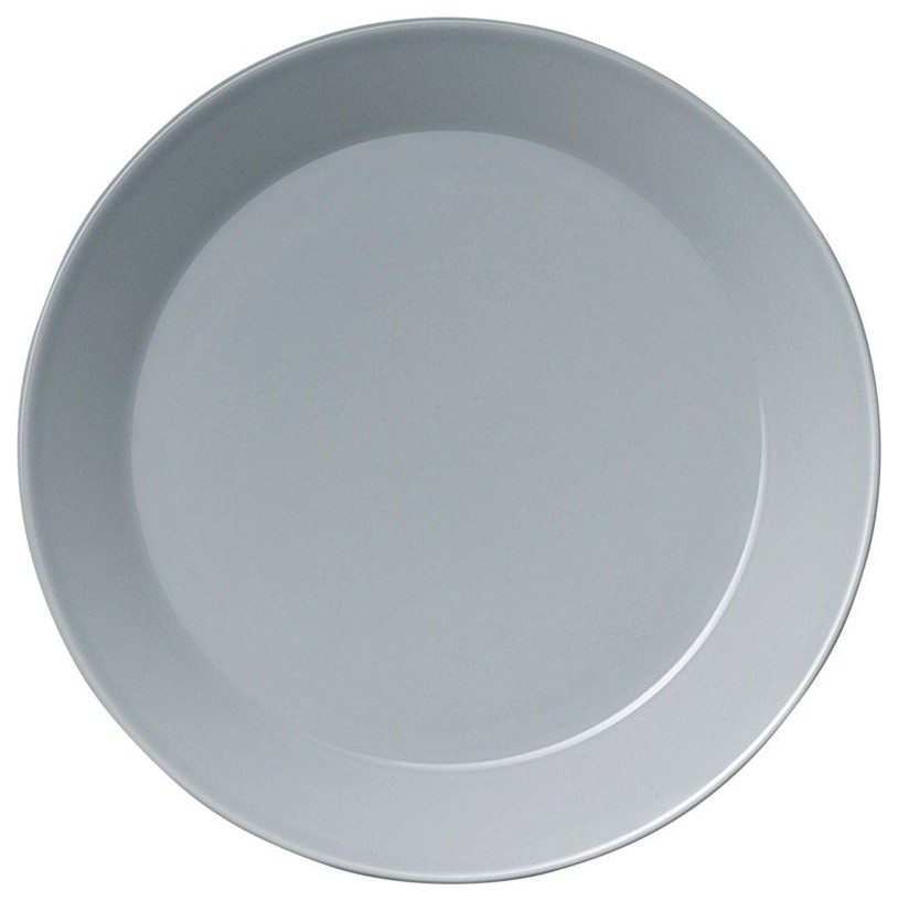 Teema Plate Collection, Pearl Gray, Bread and Butter Plate, 6.75"x1", Set of 2