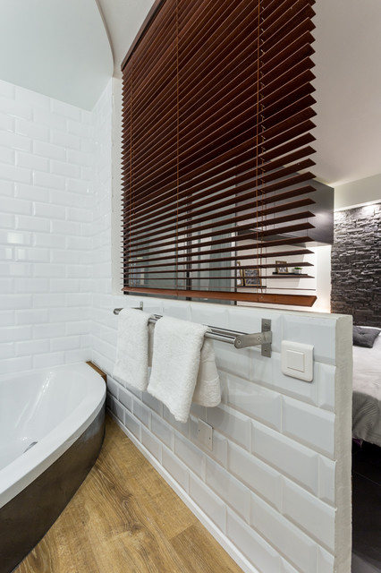 Loft design modern-badezimmer