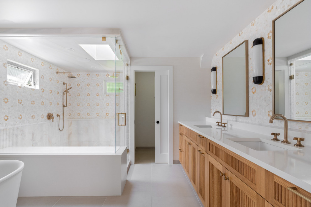 Primary Bathroom with Freestanding Tub