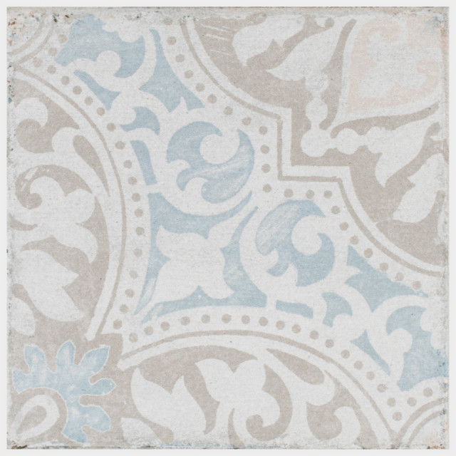 5.75" x 5.75" Barcelona Decor Porcelain Floor and Wall Tile, Set of 44