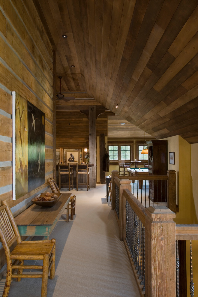 Hallway - rustic hallway idea