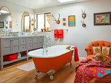 Eclectic Bathroom by Julia Chasman Design