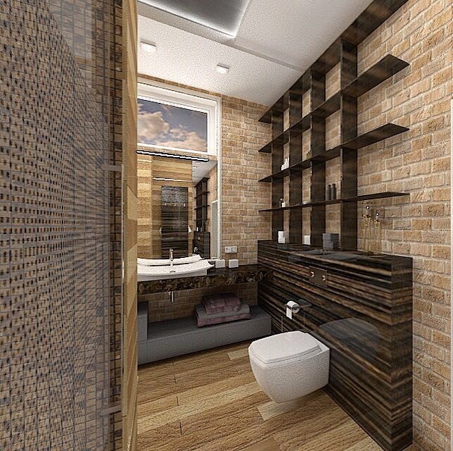 Проекты ванных комнат