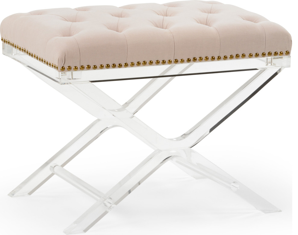 Soho Tufted Bench Contemporary Upholstered Benches by HedgeApple