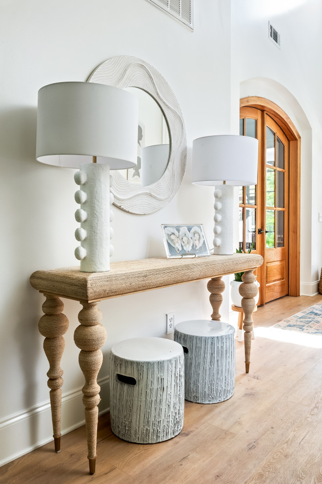 Inspiration for a coastal entryway remodel in Charleston