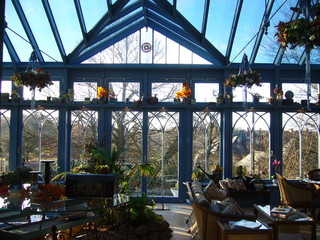 Englischer Wintergarten mit 2 Terrassenüberdachungen im viktorianischen