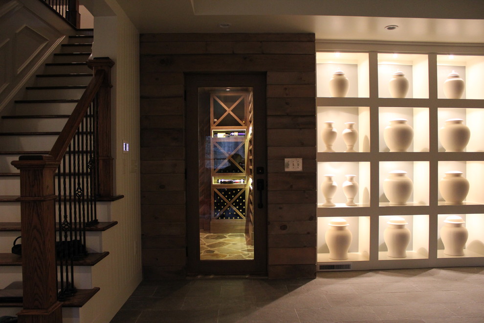 Photo of a traditional wine cellar in Atlanta.
