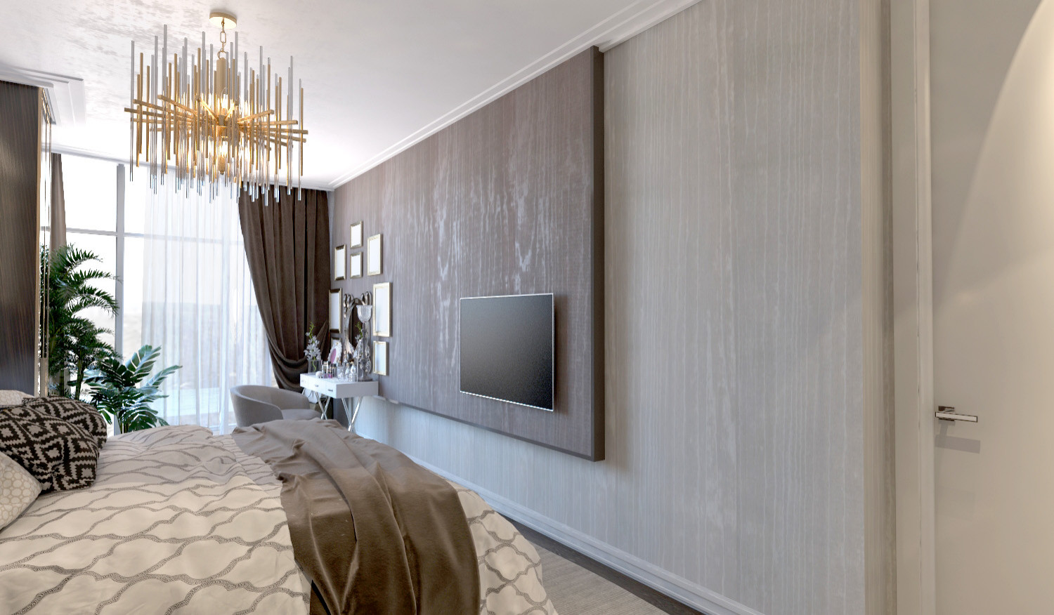Проект интерьера квартиры в жк "Адмирал" г.Ростов-на-Дону