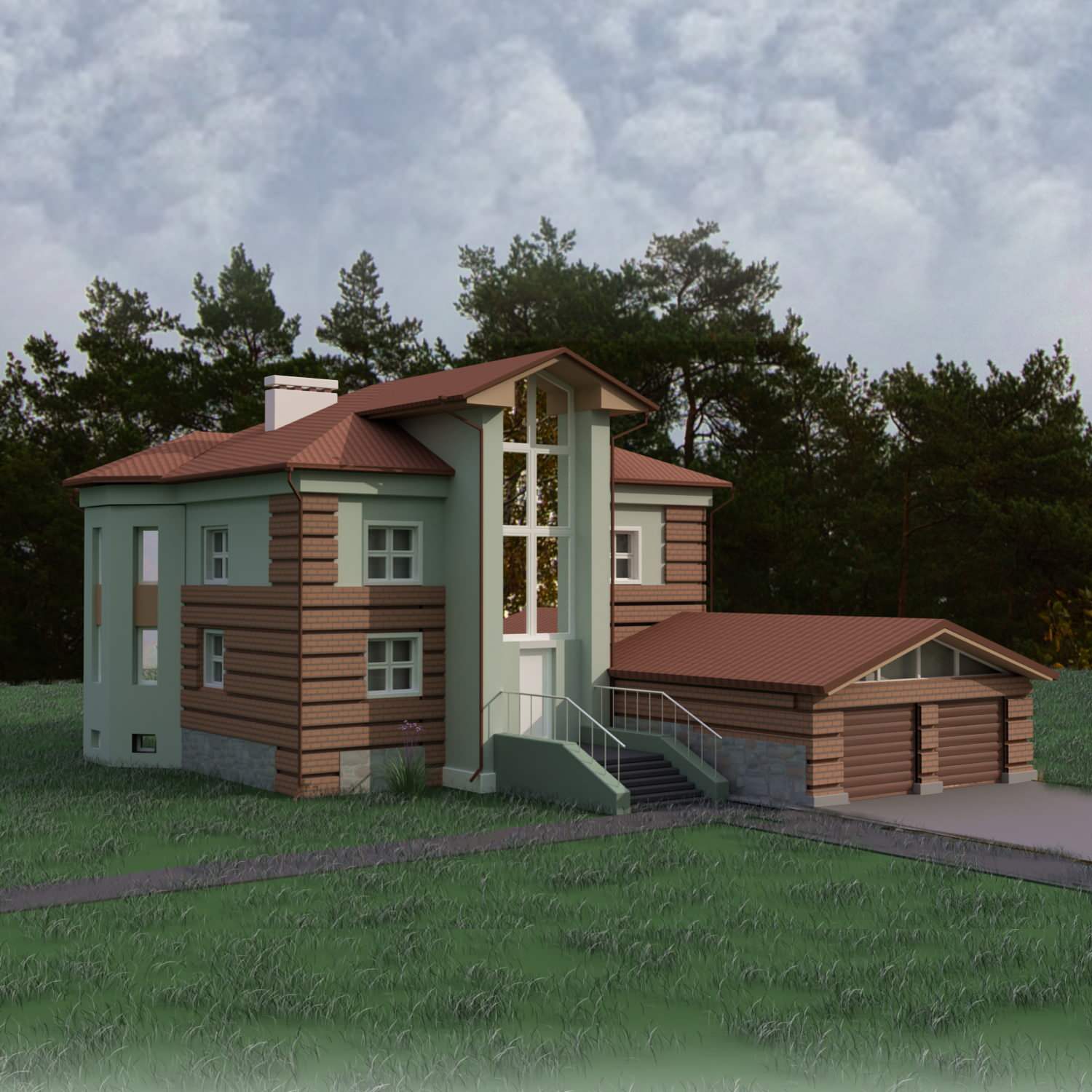 Жилой дом в п.Нижний Кочергат