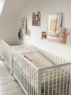 75 Photos Et Idees Deco De Chambres De Bebe Avec Un Plafond Decaisse Mars 22 Houzz Fr