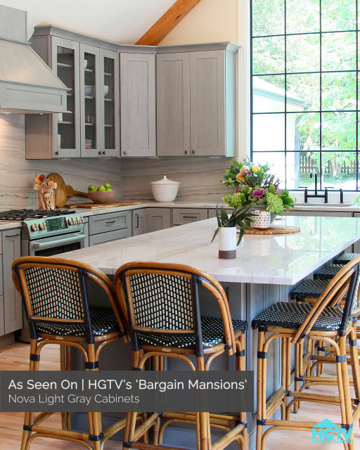 Nova Light Gray Bargain Mansions Season 2, Ep. 4 Cocina Miami de Kitchen