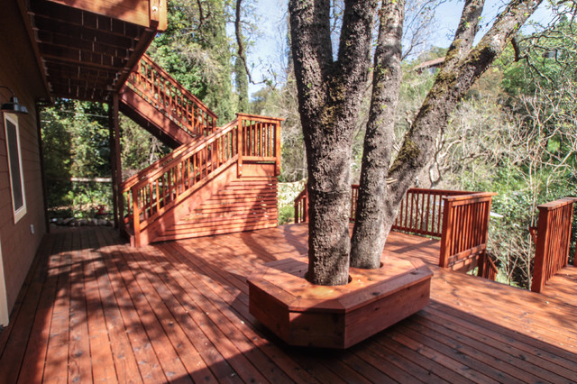 Sonoma Treetop Art Studio lantlig-traedaeck