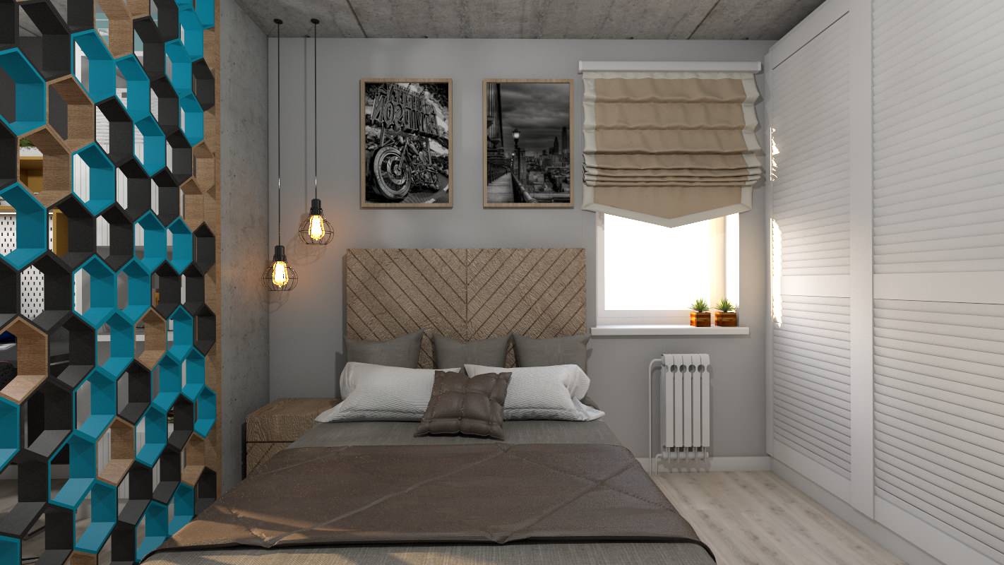 Дизайн проект 3-х комнатной квартиры "Пифагор"