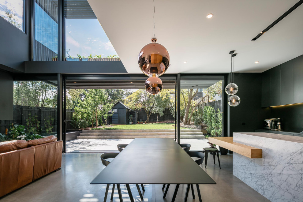 Black House - Modern - Dining Room - Melbourne - by Mitsuori Architects ...