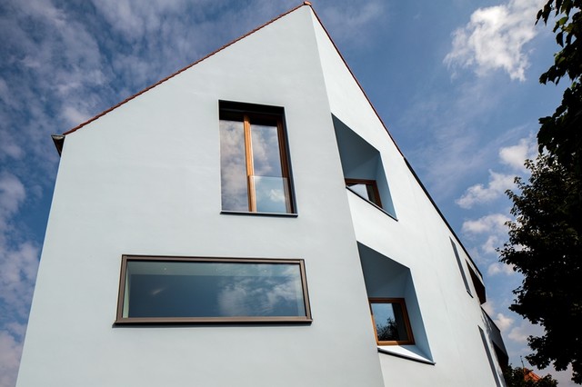 Stadthaus contemporain-facade