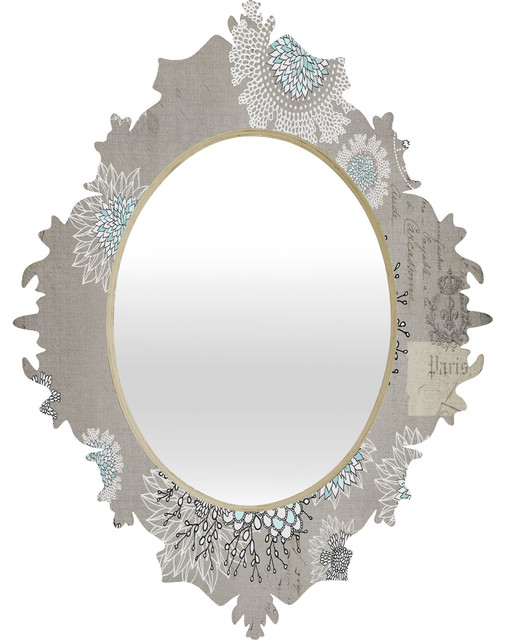 Iveta Abolina French Blue Baroque Mirror