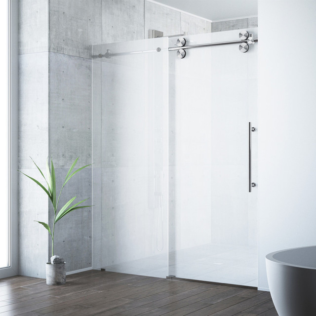 Vigo Frameless Shower Door 3 8 Hardware 60 Right