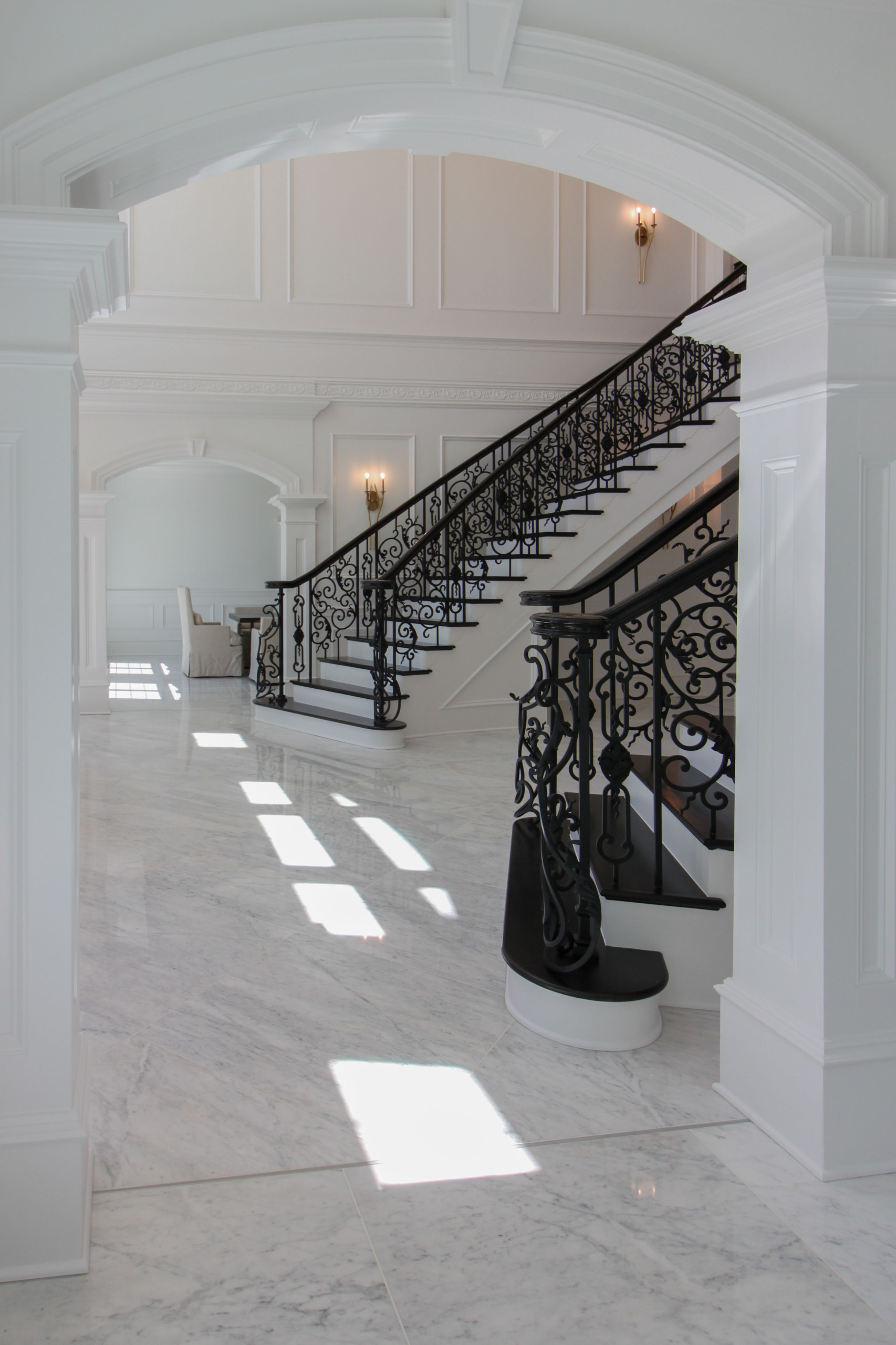 92_Grand Double Staircase in Exquisite Custom Home, Great Falls VA 22066