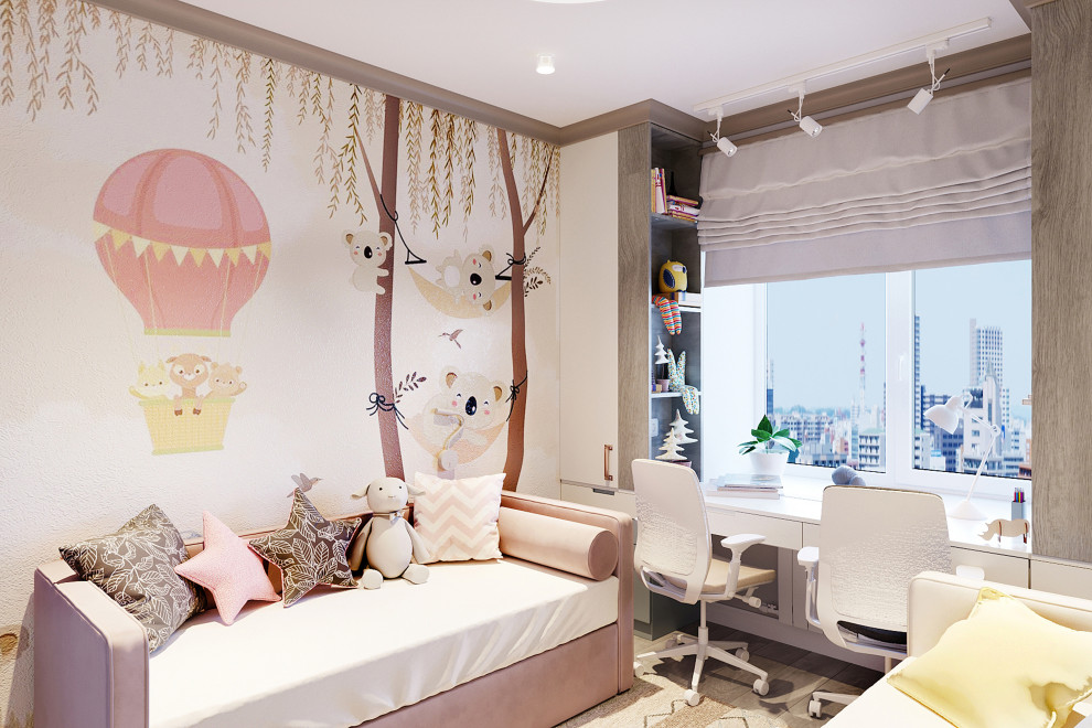 Детская комната из проекта 2к Цветаевой 10