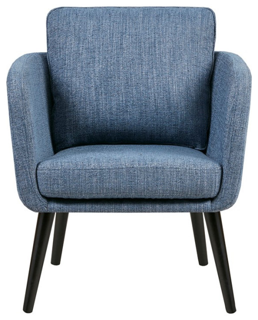 INK+IVY MidCentury Jake Jake Accent Chair With Blue Finish II1000477