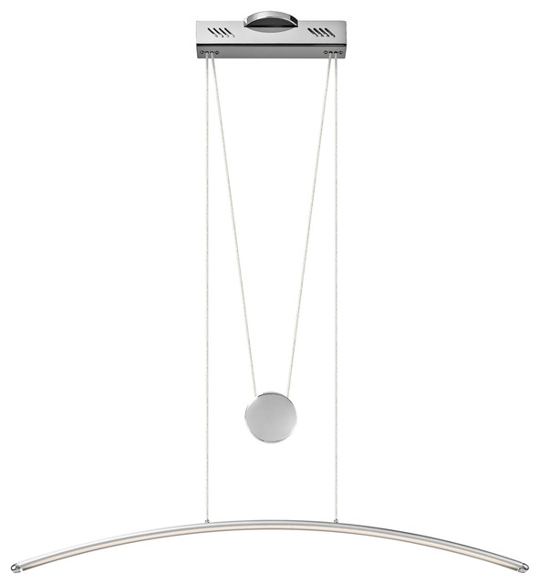 Elan Sava LED Silver Gray Linear Suspension Pendant/Chandelier