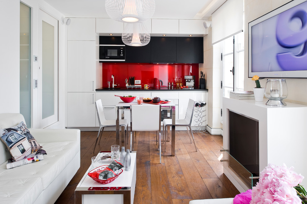 Idée de décoration pour un salon design.