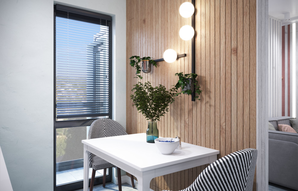 Нежный персик с морской волной