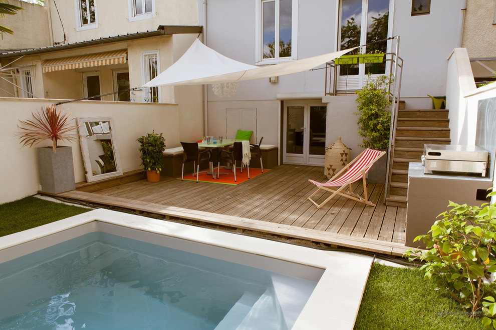 Terrasse avec piscine