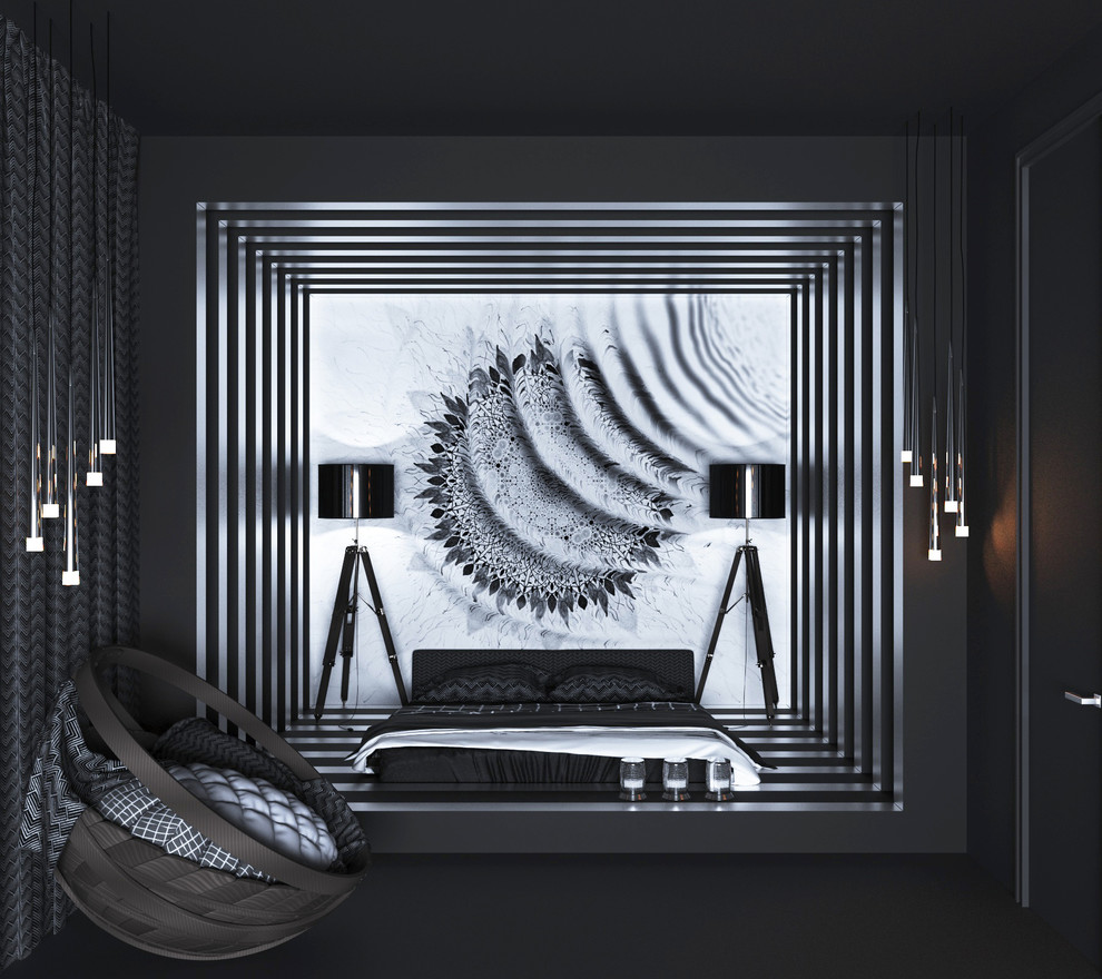 Интерьер приват-зоны квартиры площадью 60 кв. м (Анна Валкина)