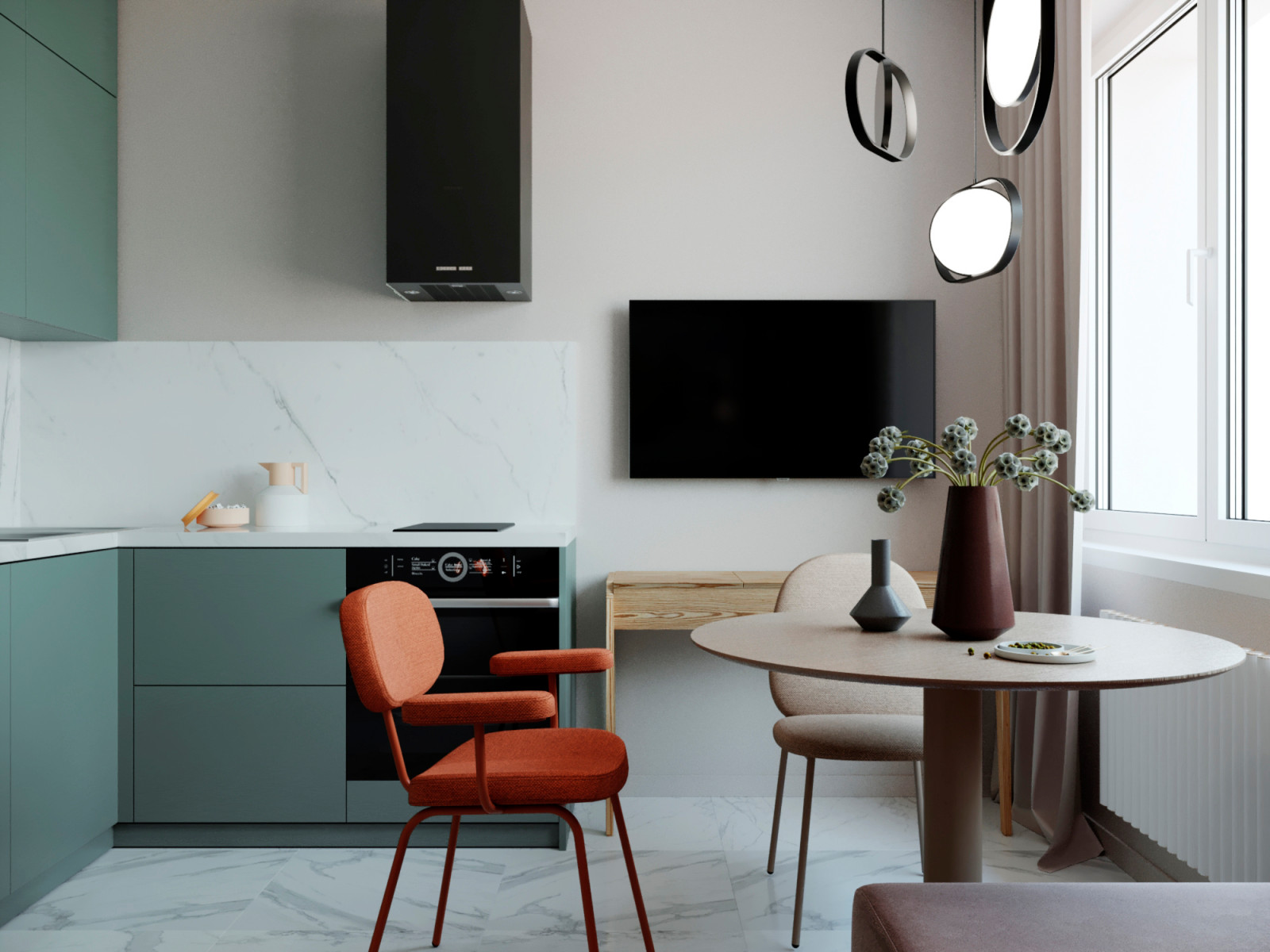 КУХНЯ В СТИЛЕ 70-Х