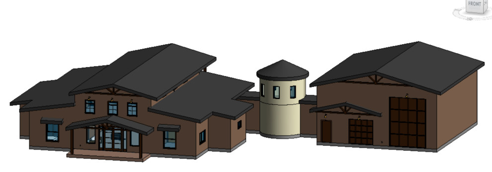Barndominium with silo