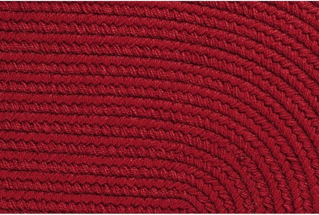 Red Polyporene Rug WearEver Poly Rug, Brilliant Red, 4' Round, 4' Round - Contemporary ...