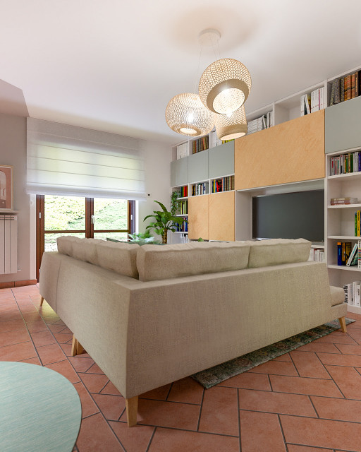 Nuovo look al soggiorno - Progetto in corso contemporary-living-room
