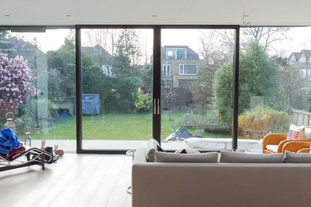 ALL GLASS SYSTEM contemporary-living-room