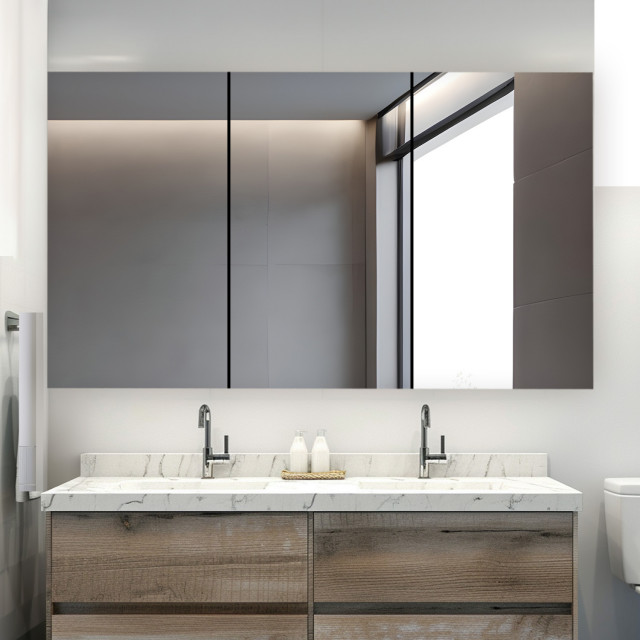 AQUADOM Royale Medicine Electrical Outlet, Triple Door 60W x