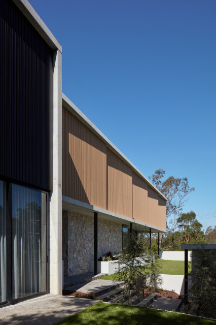 Indooroopilly Residence trendy-hus-og-facade