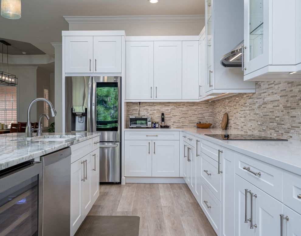 Luxury Condominium Remodel, Estero, Florida Transitional Kitchen