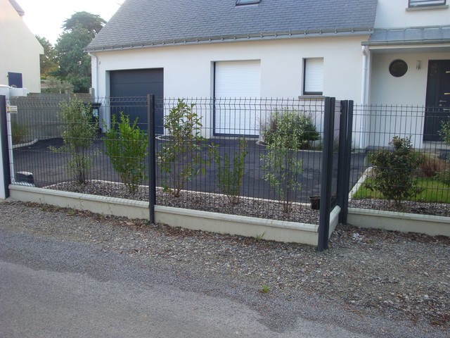 Clôture en panneau rigide - Nantes - by PRESQU'ILE AMENAGEMENT BY ...